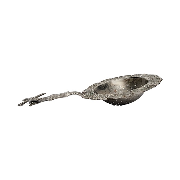 Dutch Articulated Windmill 800 Silver Tea Strainer #16025 - Picture 3 of 10